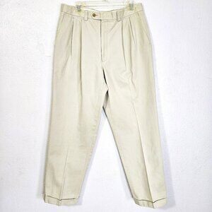 Lauren Ralph Lauren Men's Pants Classic Straight Pleated Cuffed Size 34W X 32L